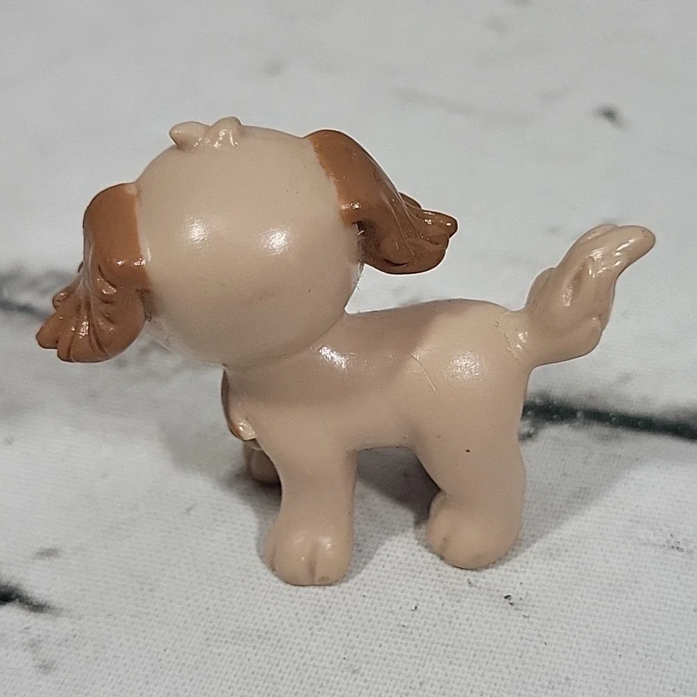 Vintage Dollhouse Pet Puppy‎ Dog With Dog House Food Water Dish Kid Kore 1994